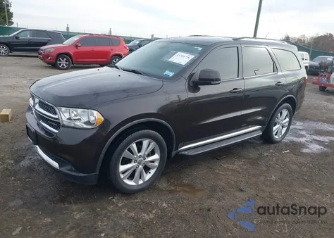 2012 Dodge Durango Crew from USA, damaged, VIN 1C4RDJDG3CC198004